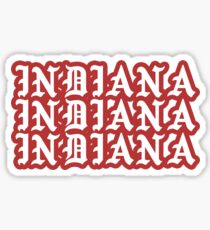 INDIANA gothic Sticker