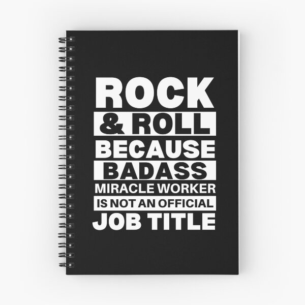 Item preview, Rock And Roll Because Badass Miracle Worker Is Not An Official Job Title For Music Teachers And Musicians designed and sold by Funwithmusic.