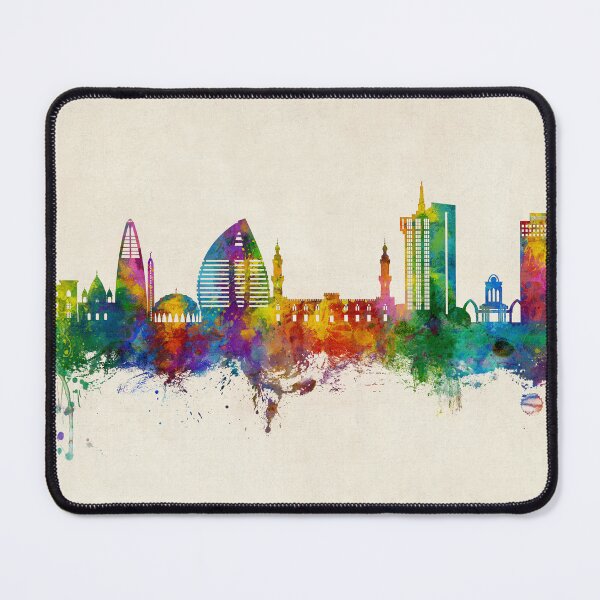 Item preview, Khartoum Sudan Skyline designed and sold by ArtPrints.