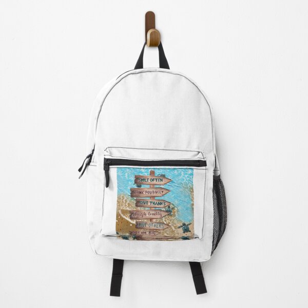 Item preview, Turtle Lesson Travel Smile Often Think Positively Give Thanks Scene Beach Scene designed and sold by Edmonds07.