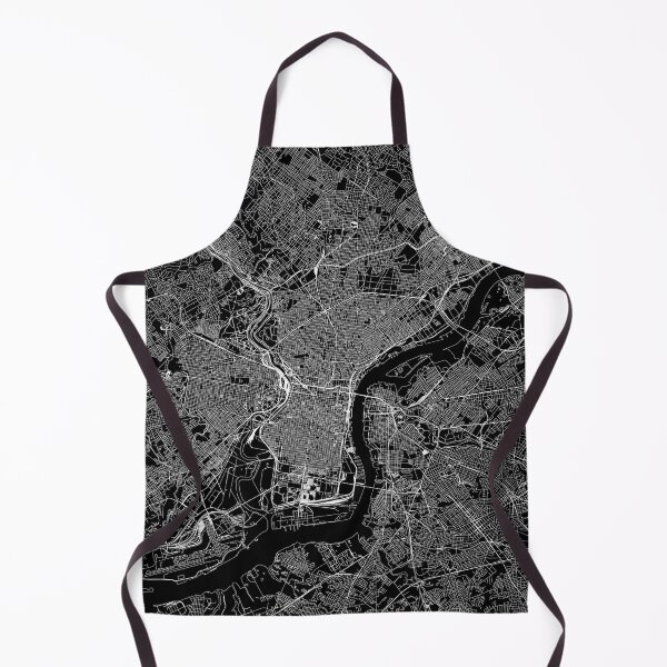 Item preview, Philadelphia Black Map designed and sold by multiplicitymap.