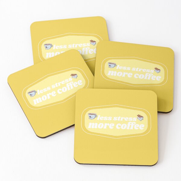 Item preview, Less stress more Coffee | Coffee obsessed  designed and sold by Yellow Coffee.