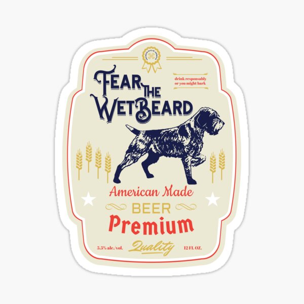 Water Bottle Stickers Brown Black Gray Details about   Fear the Beard Sticker Laptop Decal 