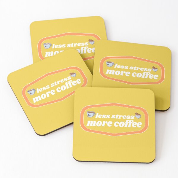 Item preview, Less stress more Coffee | Coffee obsessed  designed and sold by Yellow Coffee.