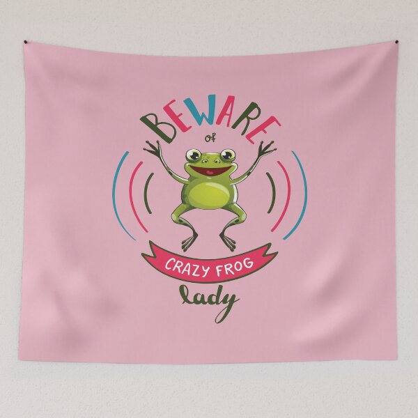 Item preview, Beware of Crazy Frog Lady designed and sold by pqrstshirts.