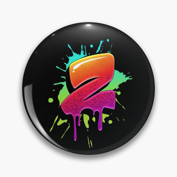 Item preview, Graffiti Letters Z Letter Colorful Paint Splash Style designed and sold by ToTheNextLetter.