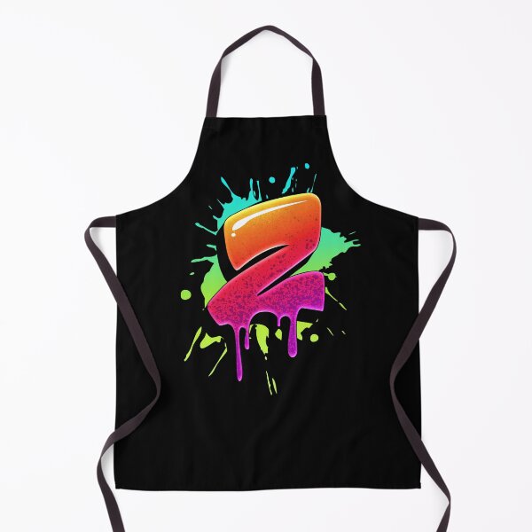 Item preview, Graffiti Letters Z Letter Colorful Paint Splash Style designed and sold by ToTheNextLetter.