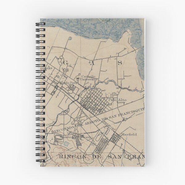 Item preview, Vintage Map of Palo Alto California (1895) designed and sold by BravuraMedia.