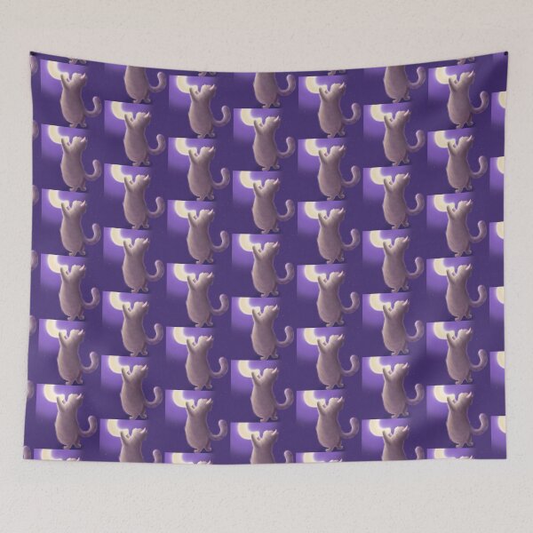 Item preview, Cat Reaching for Moon designed and sold by CodeVision.