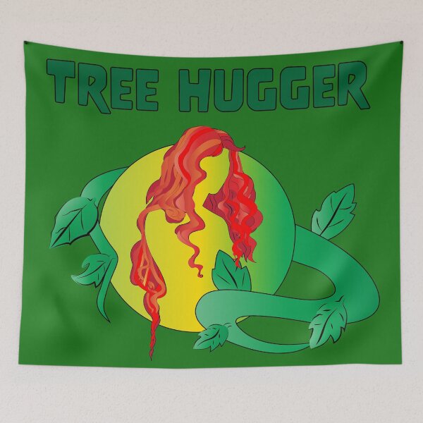 Item preview, tree hugger designed and sold by Sqndesigns.