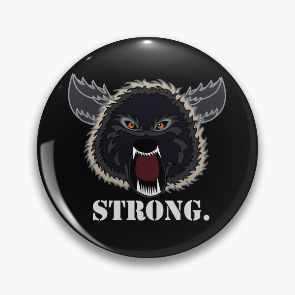 Item preview, Be Strong As A Wolf designed and sold by Nisha Prabhu.