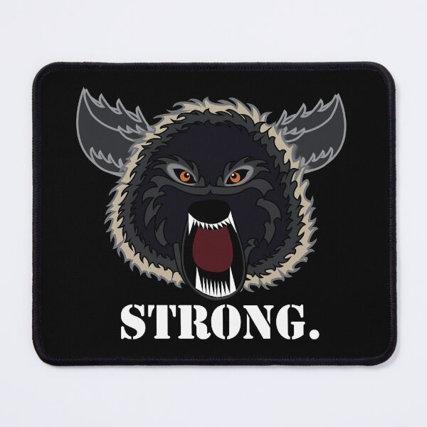 Item preview, Be Strong As A Wolf designed and sold by Nisha Prabhu.
