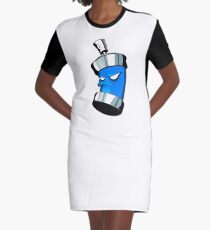 Spray can Graphic T-Shirt Dress