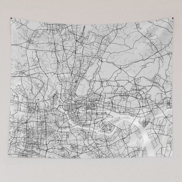 Item preview, Guangzhou  City Map of China - Light designed and sold by deMAP.