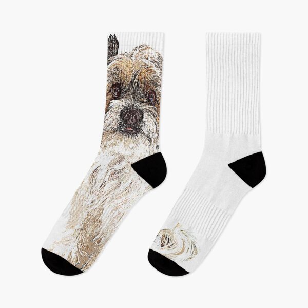 Item preview, Pretty Yorkshire Terrier and ShihTzu Crossbreed Dog - Custom Pet Portrait Art Studio designed and sold by Custom Pet Portrait Art Studio.