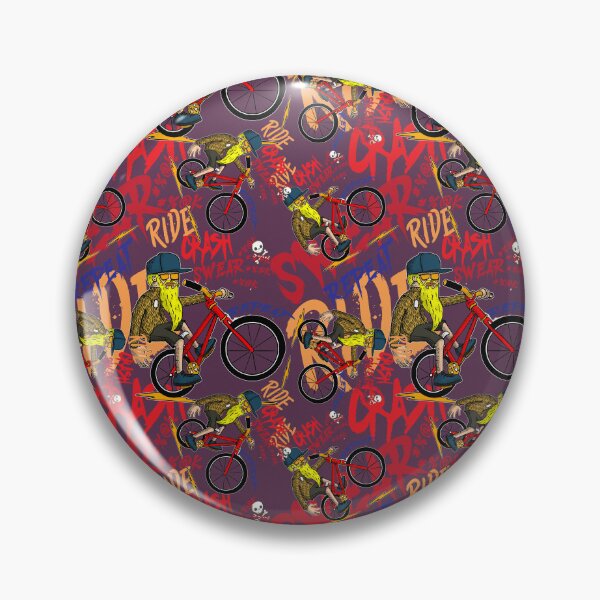 Item preview, ride crash swear repeat pattern designed and sold by Brotherconk.