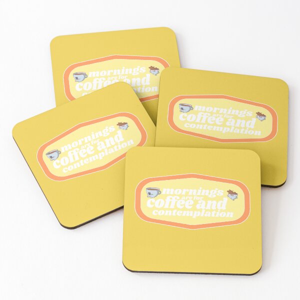 Item preview, Mornings are for Coffee and Contemplation | Coffee obsessed  designed and sold by Yellow Coffee.