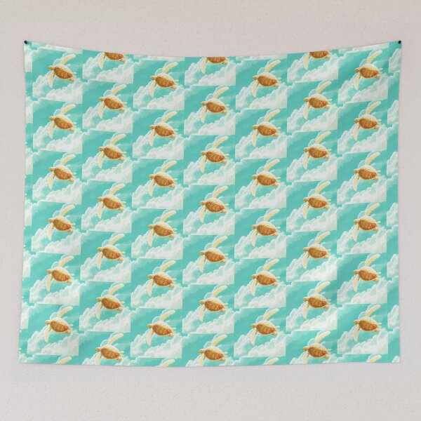 Item preview, Turtle Swimming through Clouds designed and sold by CodeVision.