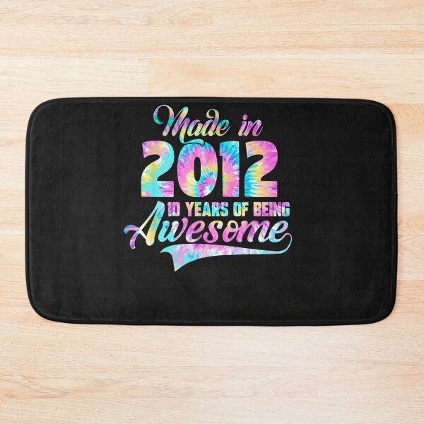 Item preview, Tie-Dye Made In 2012 10 Year Of Being Awesome 10 Birthday designed and sold by alanxgoldberger.