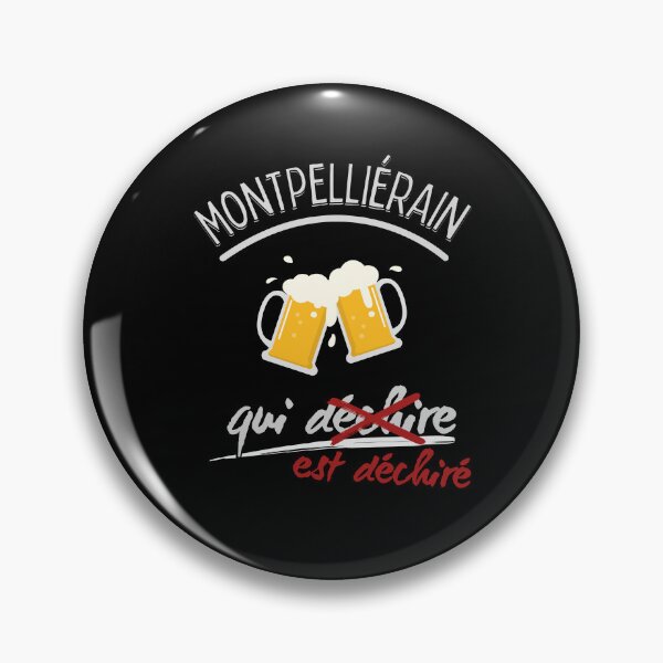 Item preview, Montpellier beer lover men's gift designed and sold by RomualdGR.