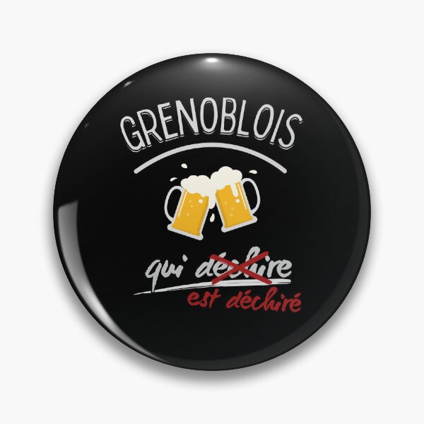 Item preview, Grenoble beer lover men's gift designed and sold by RomualdGR.
