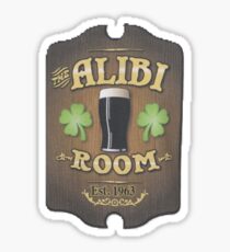 The Alibi-shameless Sticker