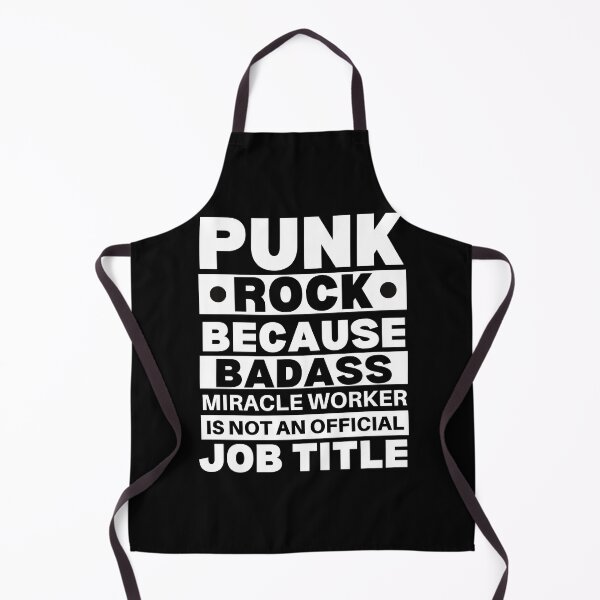 Item preview, Punk Rock Because Badass Miracle Worker Is Not An Official Job Title For Music Teachers And Musicians designed and sold by Funwithmusic.