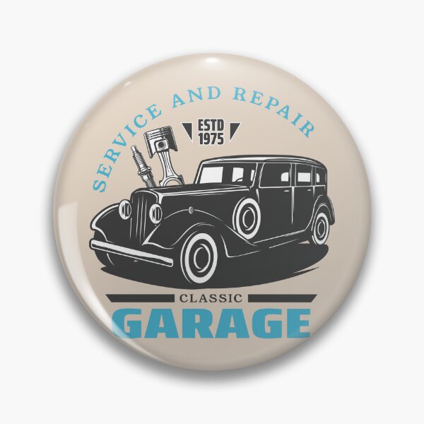 Item preview, Service and Repair Classic Garage - A theme featuring a classic car and the slogan Service and Repair Classic Garage designed and sold by velisani.