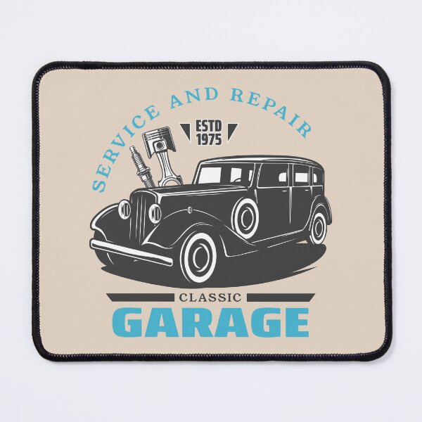Item preview, Service and Repair Classic Garage - A theme featuring a classic car and the slogan Service and Repair Classic Garage designed and sold by velisani.