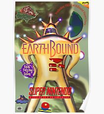 Earthbound Restored Rare Poster Poster