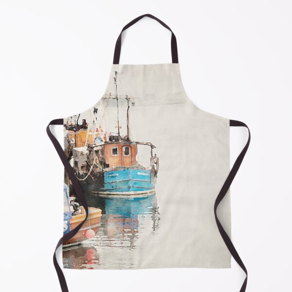 Item preview, Fishing Boats Watercolour designed and sold by SofiaAlves.