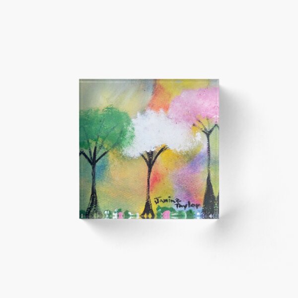 Colors in the Forrest Acrylic Block