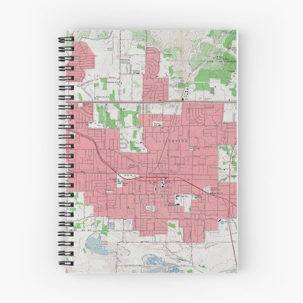 Item preview, Vintage Map of Irving Texas (1959) designed and sold by BravuraMedia.