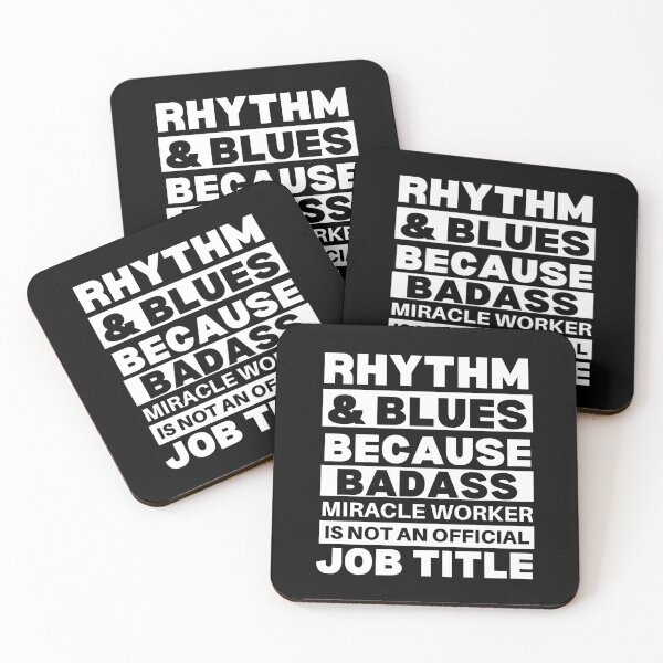 Item preview, Rhythm And Blues Because Badass Miracle Worker Is Not An Official Job Title For Music Teachers And Musicians designed and sold by Funwithmusic.