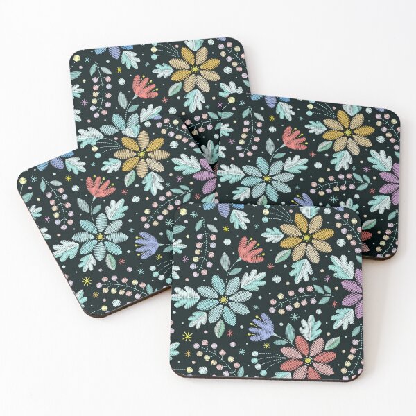 Item preview, Traditional Embroidery Look Floral Design designed and sold by Divine Ease.