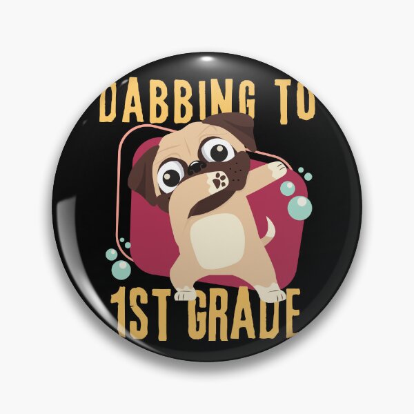 Item preview, Dabbing to first grade cute dog designed and sold by reka88.