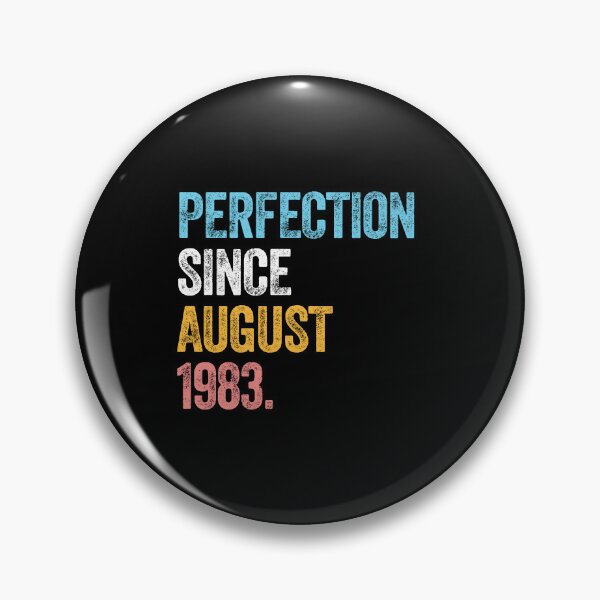 Item preview, PERFECTION SINCE AUGUST 1983 40 Years Old Birthday Gift  designed and sold by w1ckerman.