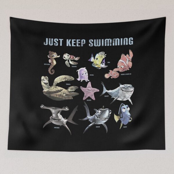 Item preview, Group Chart Just Keep Swimming designed and sold by RemyGav17.