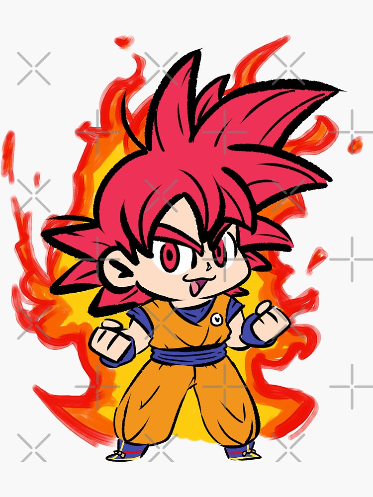 Desenho, Chibi Goku God 🔥