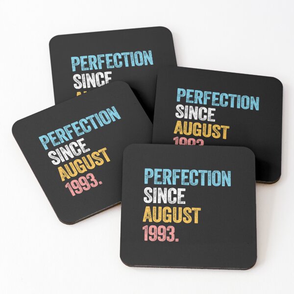 Item preview, PERFECTION SINCE AUGUST 1993 30 Years Old Birthday Gift  designed and sold by w1ckerman.