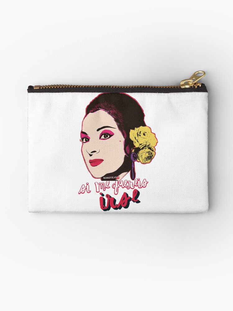Imagen 1 de 4, Bolsos de mano con la obra Lola Flores Si me queréis irse PopArt, diseñada y vendida por danimota.