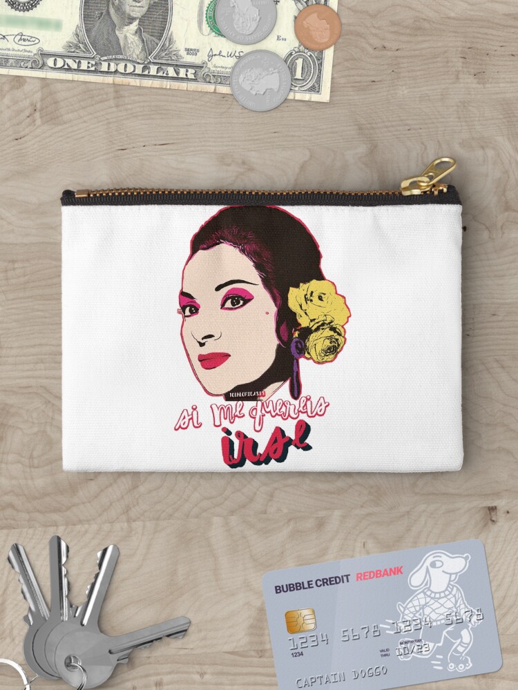 Imagen 3 de 4, Bolsos de mano con la obra Lola Flores Si me queréis irse PopArt, diseñada y vendida por danimota.