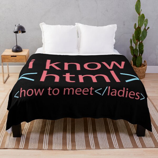 Item preview, I Know HTML (How to Meet Ladies) designed and sold by Andantino.