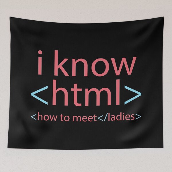 Item preview, I Know HTML (How to Meet Ladies) designed and sold by Andantino.