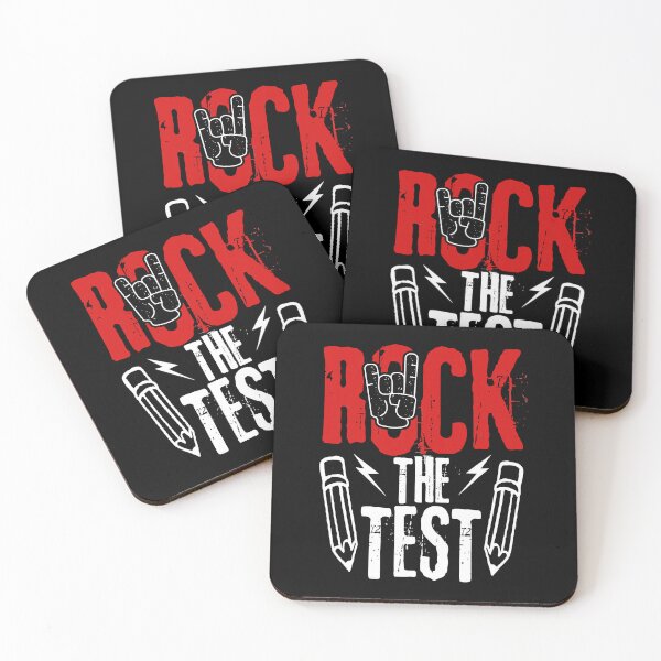 Item preview, Rock The Test Funny Test Day Rock Metal Teacher Student  designed and sold by Bemumd-art.