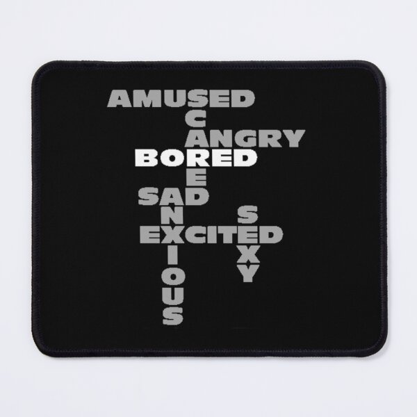 Item preview, Westworld Emotions Crossword Shirt - Bored   designed and sold by TAMMY-BOUTIQUE.