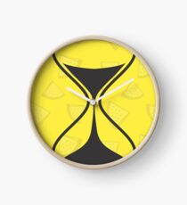 Summer Bee Print Apparel Clock