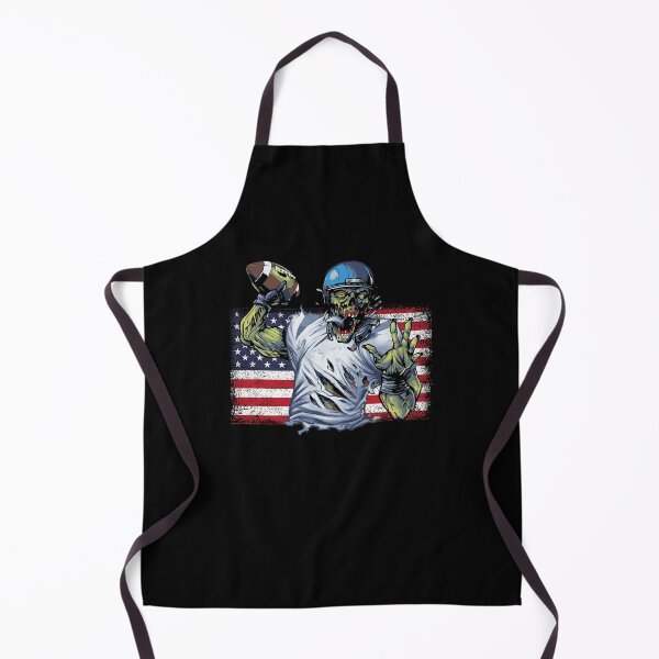 Item preview, Patriotic Football For A USA Flag Quarterback Zombie Fanatic designed and sold by Nessshirts.