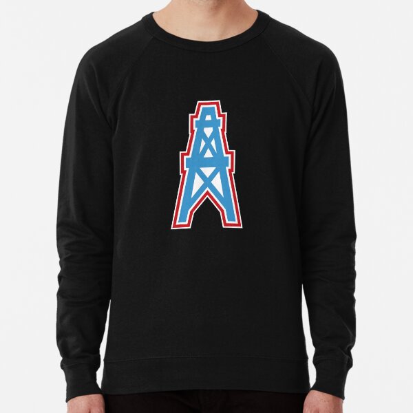 Houston Oilers Team Oil Pumpjack Logo' Lightweight Sweatshirt for Sale by  quark