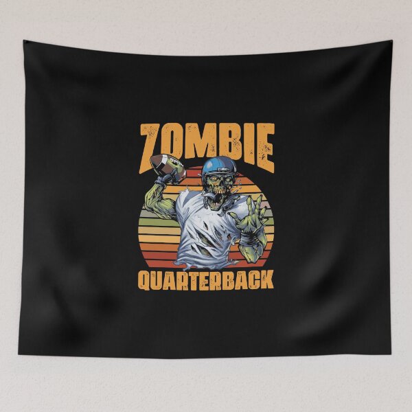 Item preview, Funny American Football Undead Quarterback For A Zombie Fan designed and sold by Nessshirts.